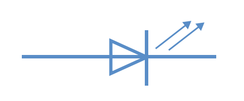 Symbol elektryczny dioda LED